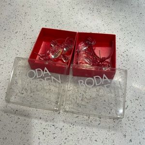 Kosta Boda glass ornaments